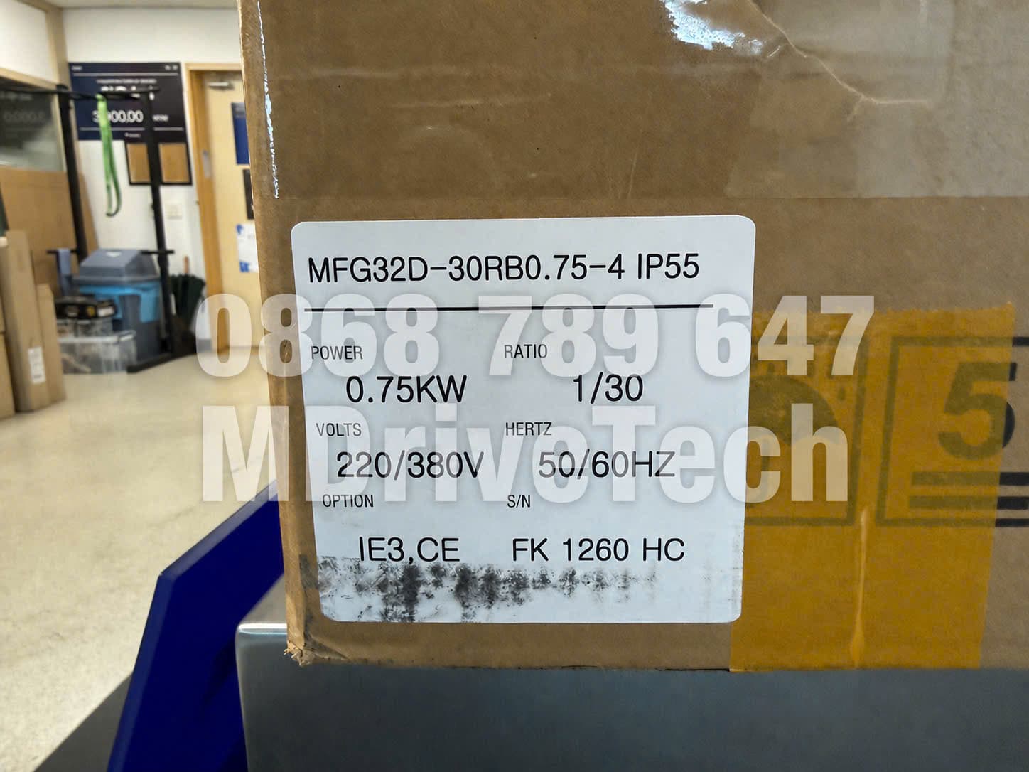 Động cơ giảm tốc chân đế (0.75kw) MFG32D-30RS0.75-4 — ảnh 8
