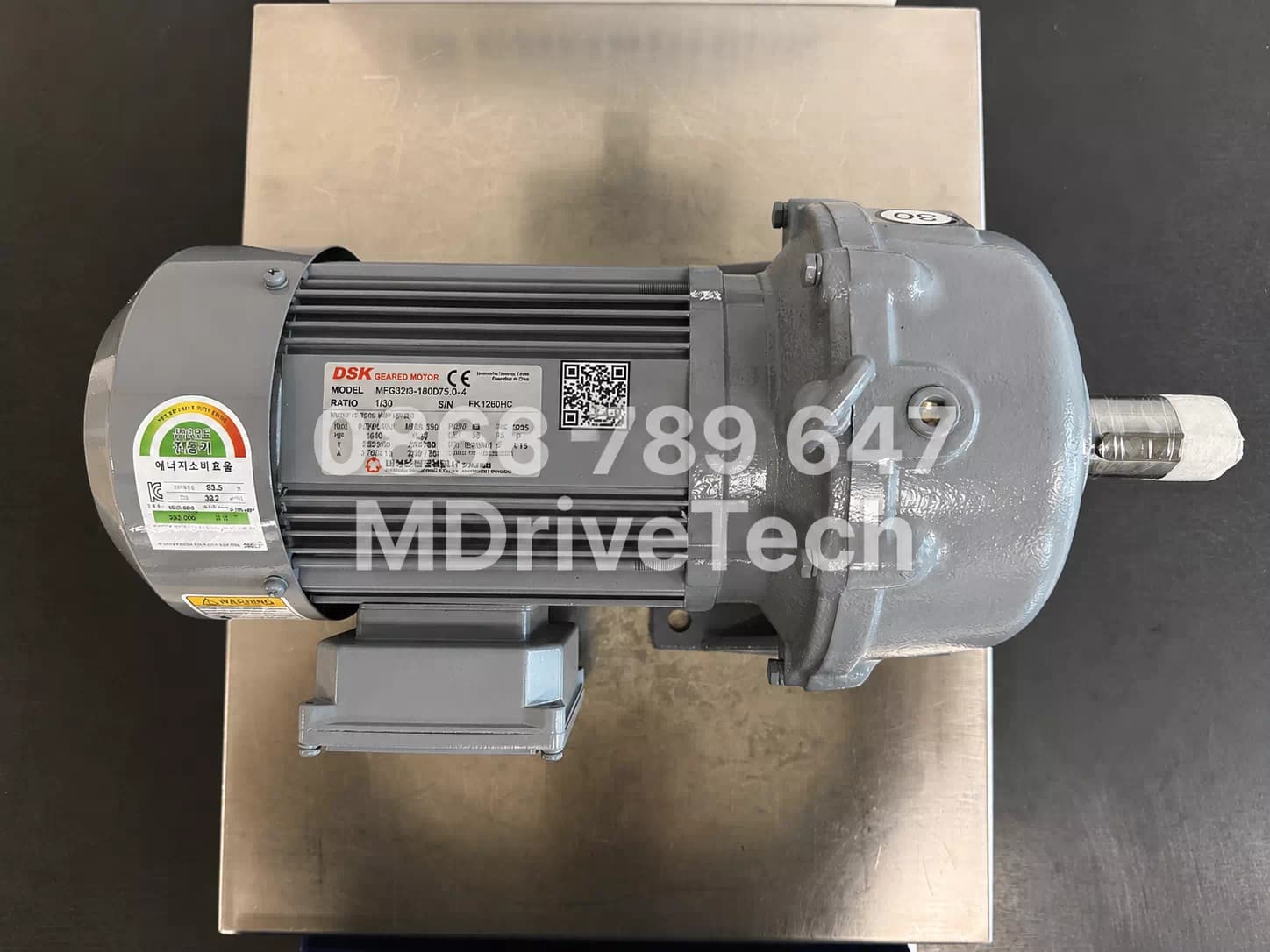 Động cơ giảm tốc chân đế (7.5kW) MFG63D-30RB7.5-4 — ảnh 7